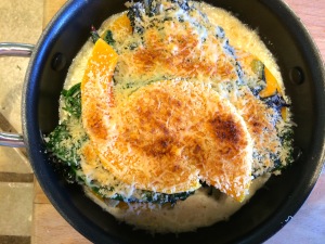 picture of butternut and swiss chard gratin