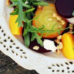beautiful salad with beets