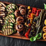 platter of grilled vegetables